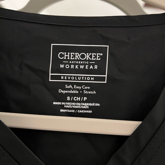 Black Scrub Top - Picture 3 of 6